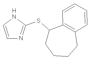 2-(6,7,8,9-tetrahydro-5H-benzocyclohepten-9-ylthio)-1H-imidazole