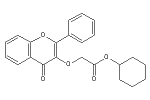 Image of 2-(4-keto-2-phenyl-chromen-3-yl)oxyacetic Acid Cyclohexyl Ester