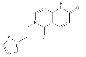 6-[2-(2-thienyl)ethyl]-1H-1,6-naphthyridine-2,5-quinone