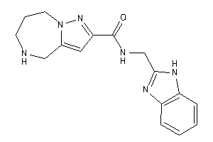 Image of N-(1H-benzimidazol-2-ylmethyl)-5,6,7,8-tetrahydro-4H-pyrazolo[1,5-a][1,4]diazepine-2-carboxamide
