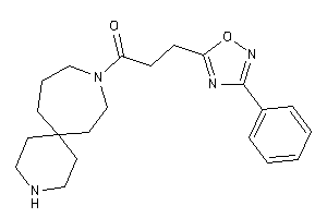 1-(3,10-diazaspiro[5.6]dodecan-10-yl)-3-(3-phenyl-1,2,4-oxadiazol-5-yl)propan-1-one
