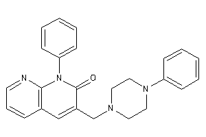 1-phenyl-3-[(4-phenylpiperazino)methyl]-1,8-naphthyridin-2-one