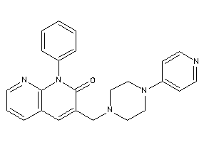 1-phenyl-3-[[4-(4-pyridyl)piperazino]methyl]-1,8-naphthyridin-2-one
