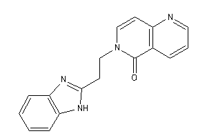 6-[2-(1H-benzimidazol-2-yl)ethyl]-1,6-naphthyridin-5-one