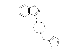 Image of 3-[4-(1H-imidazol-2-ylmethyl)piperazino]-1,2-benzothiazole