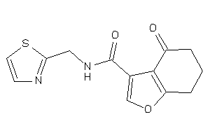 4-keto-N-(thiazol-2-ylmethyl)-6,7-dihydro-5H-benzofuran-3-carboxamide
