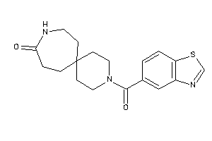 Image of 3-(1,3-benzothiazole-5-carbonyl)-3,10-diazaspiro[5.6]dodecan-9-one