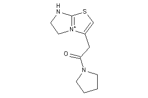2-(6,7-dihydro-5H-imidazo[2,1-b]thiazol-4-ium-3-yl)-1-pyrrolidino-ethanone