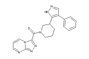 [3-(4-phenyl-1H-pyrazol-5-yl)piperidino]-([1,2,4]triazolo[4,3-a]pyrimidin-3-yl)methanone