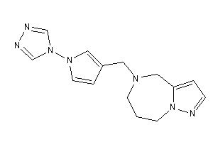 5-[[1-(1,2,4-triazol-4-yl)pyrrol-3-yl]methyl]-4,6,7,8-tetrahydropyrazolo[1,5-a][1,4]diazepine