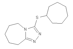 3-(cycloheptylthio)-6,7,8,9-tetrahydro-5H-[1,2,4]triazolo[4,3-a]azepine