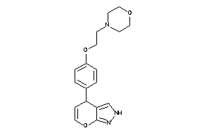 4-[4-(2-morpholinoethoxy)phenyl]-2,4-dihydropyrano[2,3-c]pyrazole