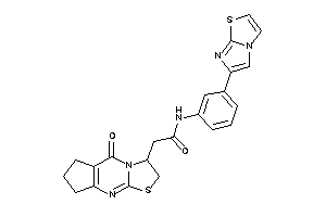 N-(3-imidazo[2,1-b]thiazol-6-ylphenyl)-2-(ketoBLAHyl)acetamide