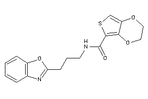 N-[3-(1,3-benzoxazol-2-yl)propyl]-2,3-dihydrothieno[3,4-b][1,4]dioxine-5-carboxamide