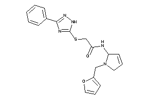 N-[1-(2-furfuryl)-3-pyrrolin-2-yl]-2-[(3-phenyl-1H-1,2,4-triazol-5-yl)thio]acetamide