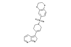 3-[1-(2,3-dihydro-1,4-benzodioxin-6-ylsulfonyl)-3,6-dihydro-2H-pyridin-4-yl]-2H-pyrrolo[2,3-b]pyridine