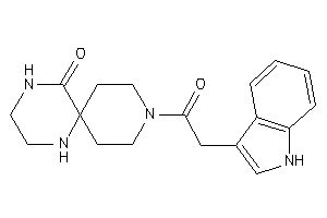 Image of 3-[2-(1H-indol-3-yl)acetyl]-3,8,11-triazaspiro[5.5]undecan-7-one