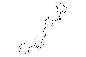 Phenyl-[4-[[(5-phenyl-1H-imidazol-2-yl)thio]methyl]-3-thiazolin-2-yl]amine
