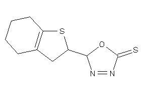 2-(2,3,4,5,6,7-hexahydrobenzothiophen-2-yl)-2H-1,3,4-oxadiazole-5-thione
