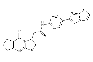 N-(4-imidazo[2,1-b]thiazol-6-ylphenyl)-2-(ketoBLAHyl)acetamide