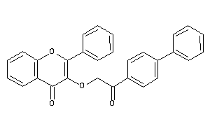 3-[2-keto-2-(4-phenylphenyl)ethoxy]-2-phenyl-chromone