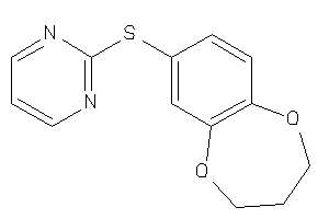 2-(3,4-dihydro-2H-1,5-benzodioxepin-7-ylthio)pyrimidine
