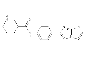 N-(4-imidazo[2,1-b]thiazol-6-ylphenyl)nipecotamide
