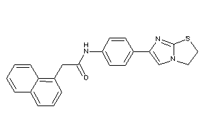 N-[4-(2,3-dihydroimidazo[2,1-b]thiazol-6-yl)phenyl]-2-(1-naphthyl)acetamide