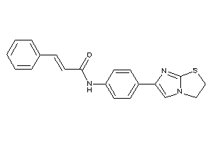 Image of N-[4-(2,3-dihydroimidazo[2,1-b]thiazol-6-yl)phenyl]-3-phenyl-acrylamide