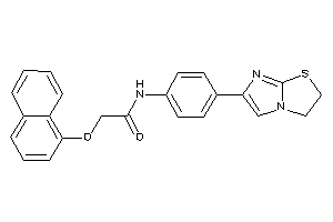 N-[4-(2,3-dihydroimidazo[2,1-b]thiazol-6-yl)phenyl]-2-(1-naphthoxy)acetamide
