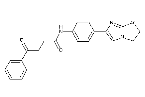 Image of N-[4-(2,3-dihydroimidazo[2,1-b]thiazol-6-yl)phenyl]-4-keto-4-phenyl-butyramide