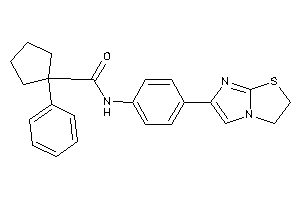 N-[4-(2,3-dihydroimidazo[2,1-b]thiazol-6-yl)phenyl]-1-phenyl-cyclopentanecarboxamide
