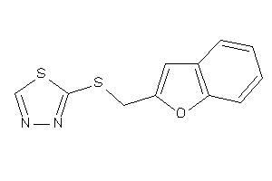 2-(benzofuran-2-ylmethylthio)-1,3,4-thiadiazole