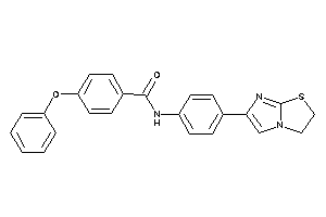 N-[4-(2,3-dihydroimidazo[2,1-b]thiazol-6-yl)phenyl]-4-phenoxy-benzamide