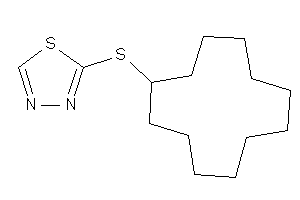 2-(cyclododecylthio)-1,3,4-thiadiazole