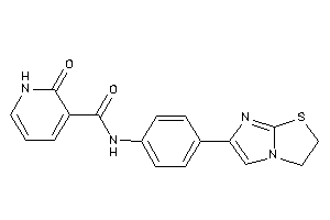 N-[4-(2,3-dihydroimidazo[2,1-b]thiazol-6-yl)phenyl]-2-keto-1H-pyridine-3-carboxamide