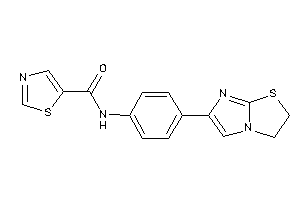 N-[4-(2,3-dihydroimidazo[2,1-b]thiazol-6-yl)phenyl]thiazole-5-carboxamide