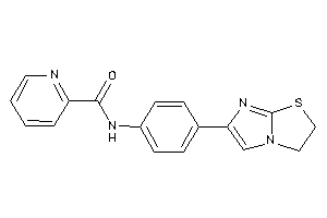 N-[4-(2,3-dihydroimidazo[2,1-b]thiazol-6-yl)phenyl]picolinamide