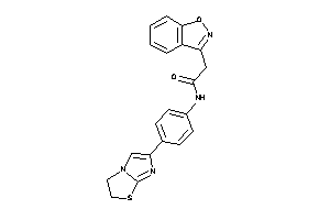Image of N-[4-(2,3-dihydroimidazo[2,1-b]thiazol-6-yl)phenyl]-2-indoxazen-3-yl-acetamide