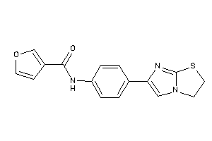 N-[4-(2,3-dihydroimidazo[2,1-b]thiazol-6-yl)phenyl]-3-furamide