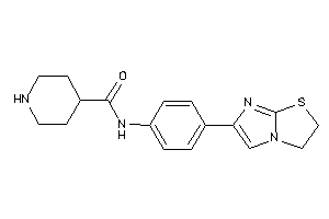 N-[4-(2,3-dihydroimidazo[2,1-b]thiazol-6-yl)phenyl]isonipecotamide
