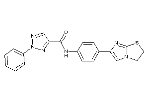 N-[4-(2,3-dihydroimidazo[2,1-b]thiazol-6-yl)phenyl]-2-phenyl-triazole-4-carboxamide