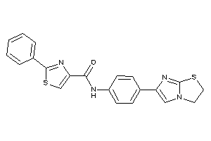 N-[4-(2,3-dihydroimidazo[2,1-b]thiazol-6-yl)phenyl]-2-phenyl-thiazole-4-carboxamide