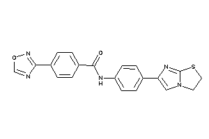 N-[4-(2,3-dihydroimidazo[2,1-b]thiazol-6-yl)phenyl]-4-(1,2,4-oxadiazol-3-yl)benzamide