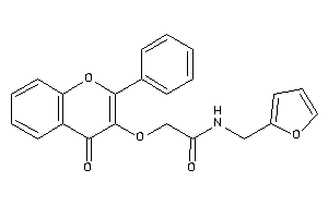 N-(2-furfuryl)-2-(4-keto-2-phenyl-chromen-3-yl)oxy-acetamide