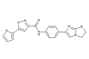 N-[4-(2,3-dihydroimidazo[2,1-b]thiazol-6-yl)phenyl]-5-(2-furyl)isoxazole-3-carboxamide