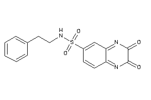 2,3-diketo-N-phenethyl-quinoxaline-6-sulfonamide