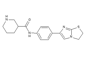 N-[4-(2,3-dihydroimidazo[2,1-b]thiazol-6-yl)phenyl]nipecotamide