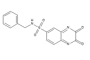 N-benzyl-2,3-diketo-quinoxaline-6-sulfonamide