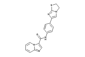 N-[4-(2,3-dihydroimidazo[2,1-b]thiazol-6-yl)phenyl]imidazo[1,2-a]pyridine-3-carboxamide